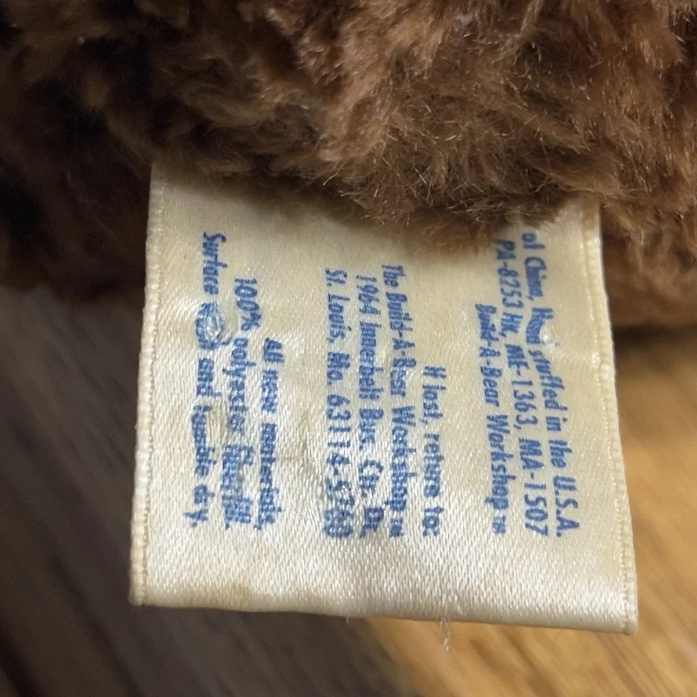 NWT Build-A-Bear Workshop Centennial II Series Limited Edition Brown Teddy‎ Bear - Picture 10 of 10